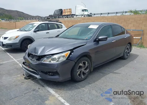 2016 Honda Accord Lx из США, поврежденный, VIN 1HGCR2F34GA008446